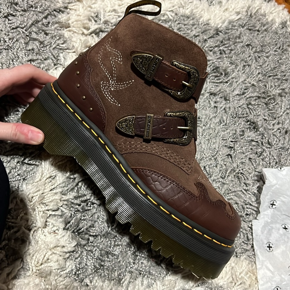 Dr. Martens | Brown Punk Americana Booties